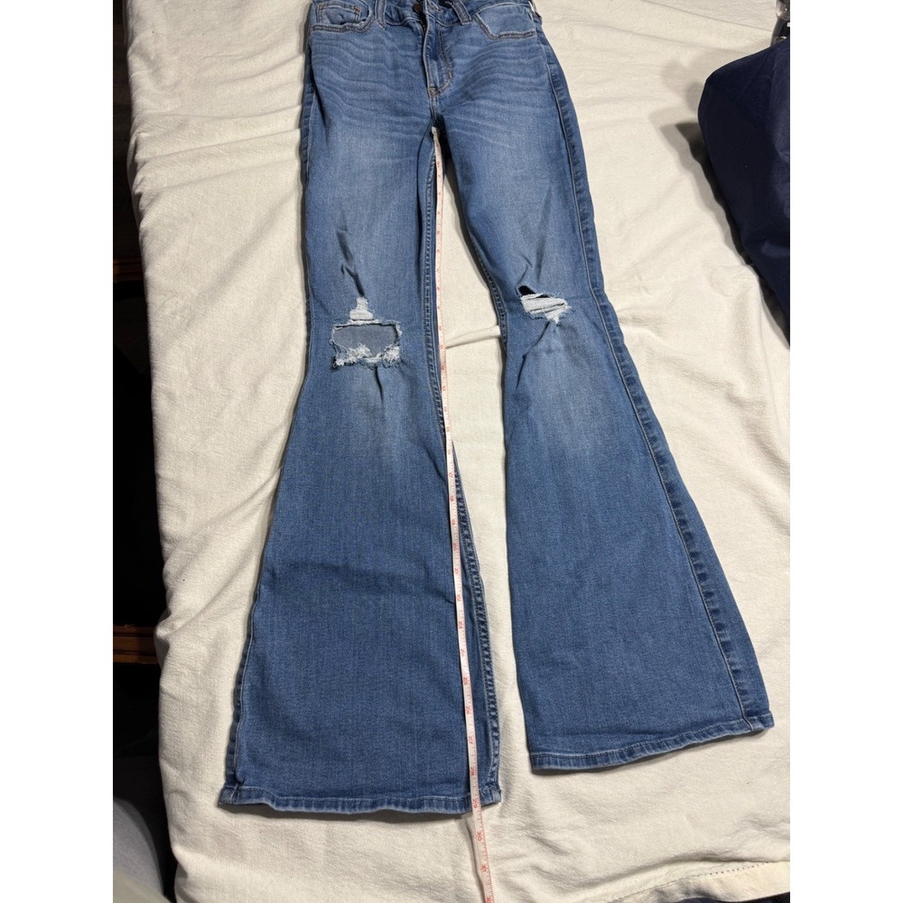 hollister jeans women size 0 bootcut high rise - Picture 9 of 12